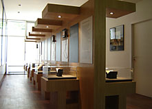 Opstelling tentoonstelling in Bibliotheca Wittockiana, Brussel